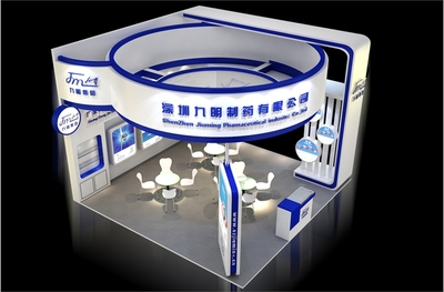 九明制药闪耀2018医疗器械展 匠心独运的展台3D模型与一体化搭建服务